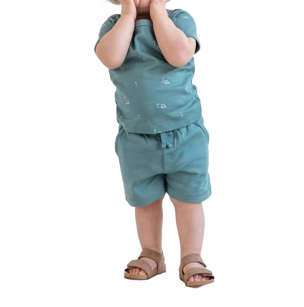 NEW COLORED ORGANICS kids' dane shorts in laguna